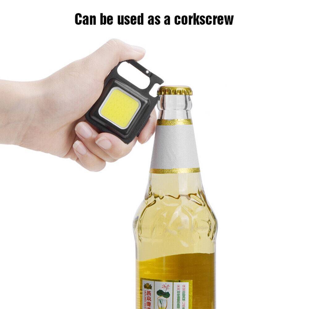 Mini Waterproof Rechargeable LED Light USB Flashlight-Lamp Torch Pocket Keychain